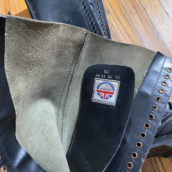 Vintage Knee high Combat Boots - Picture 2 of 8